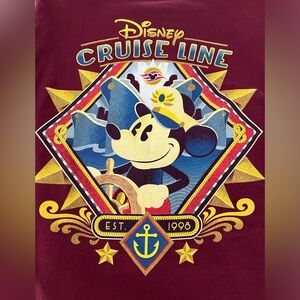 Vintage Disney Cruise lines long sleeve shirt